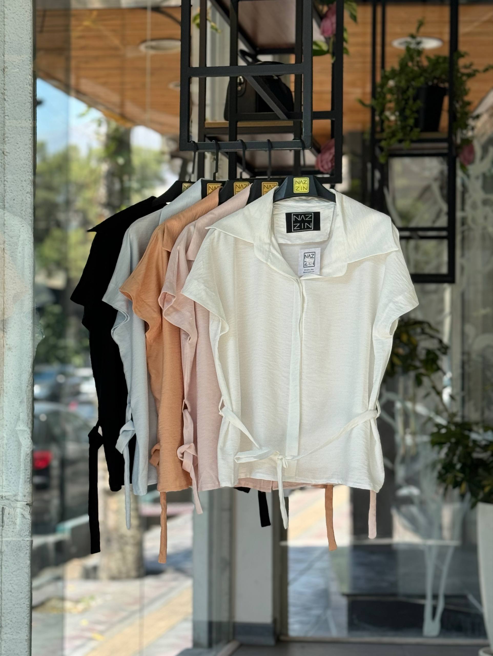وست ساده کمربند دار DW0182
