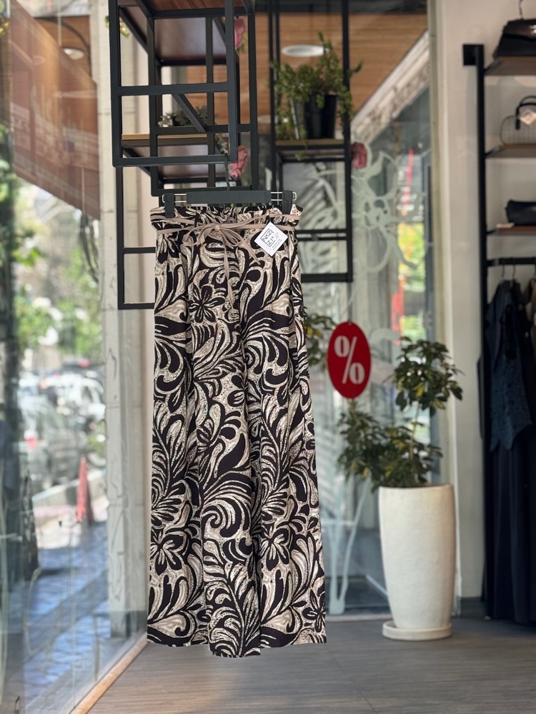 شلوار تک رنگ طرح دار TW0013